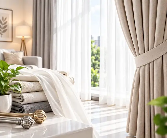 Curtains and bedding